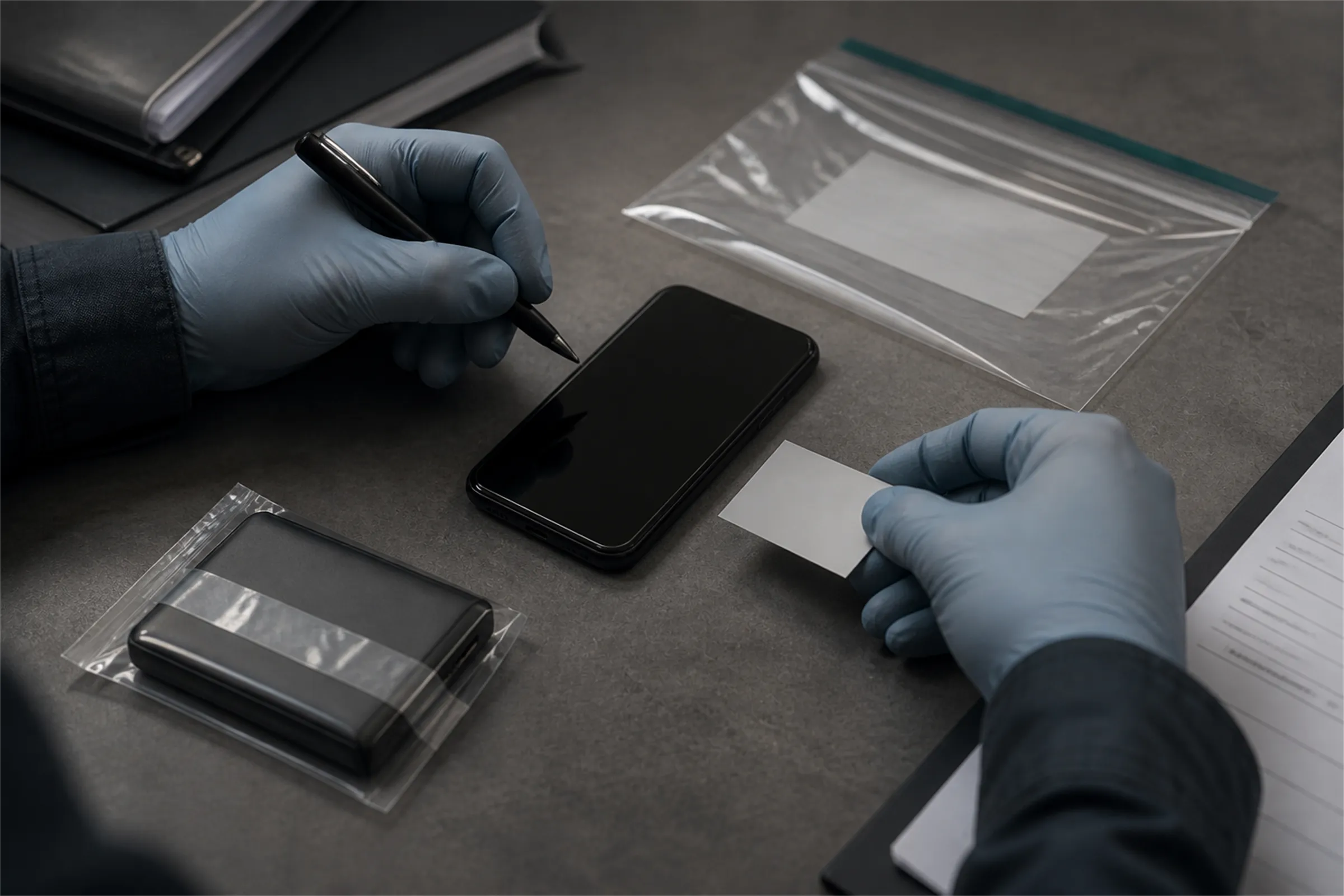 Mobiltelefon dokumentált átvétele forensic vizsgálathoz